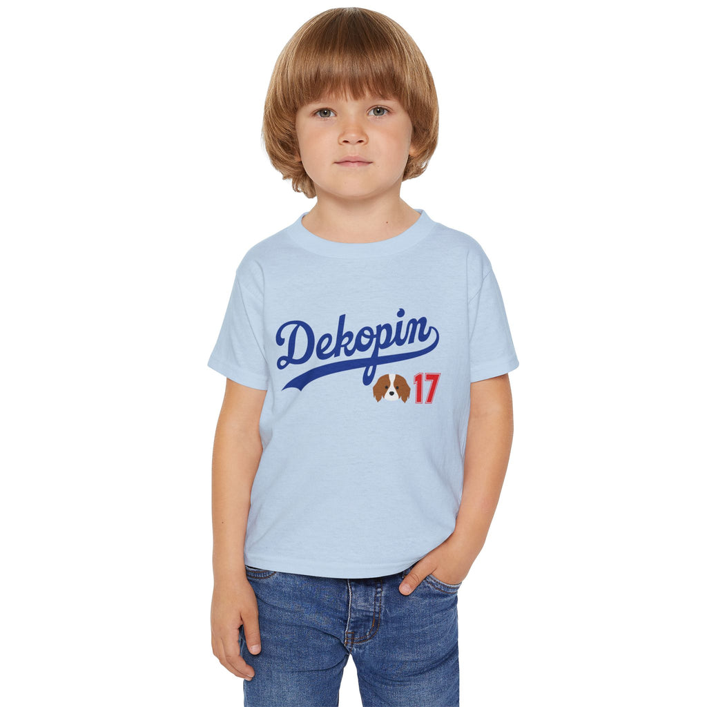 Toddler T-Shirt | DEKOPIN + CUSTOM 17 | Front & Back Print | Medium-weight | Gildan