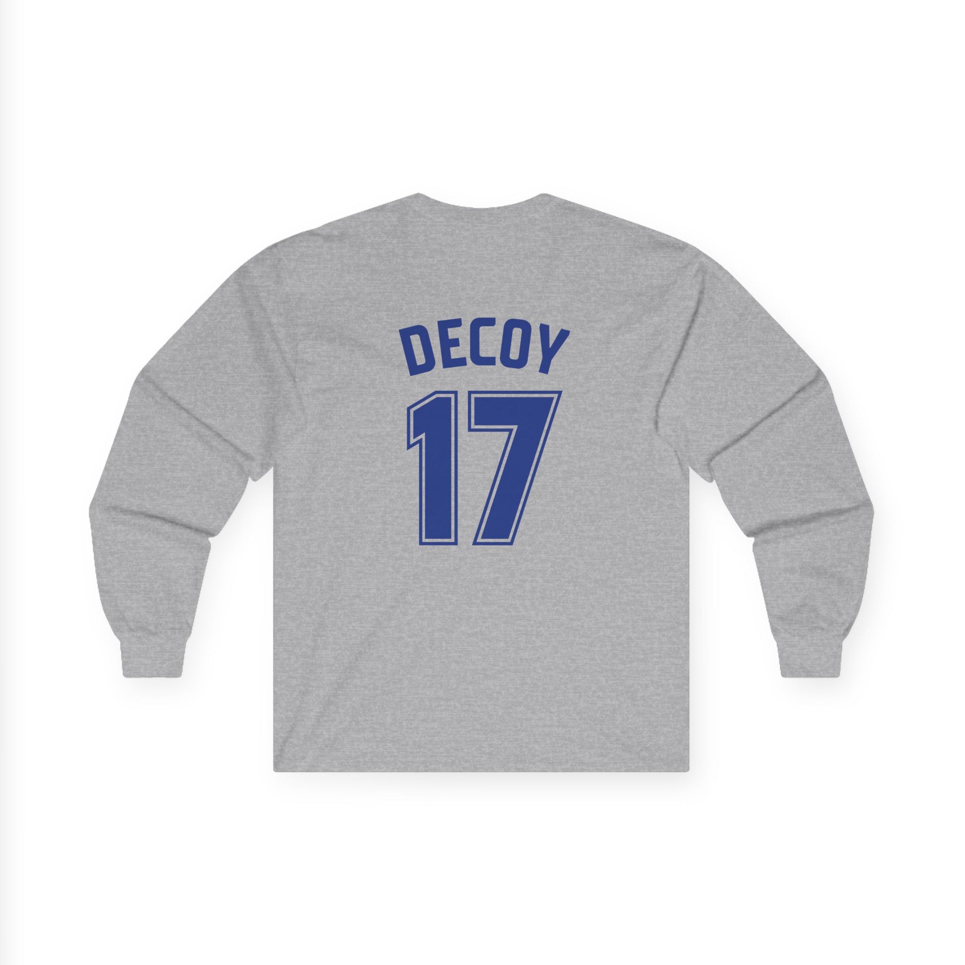 Unisex Long Sleeve T-Shirt | DEKOPIN + DECOY 17 | Front & Back Print | Medium-weight | Gildan