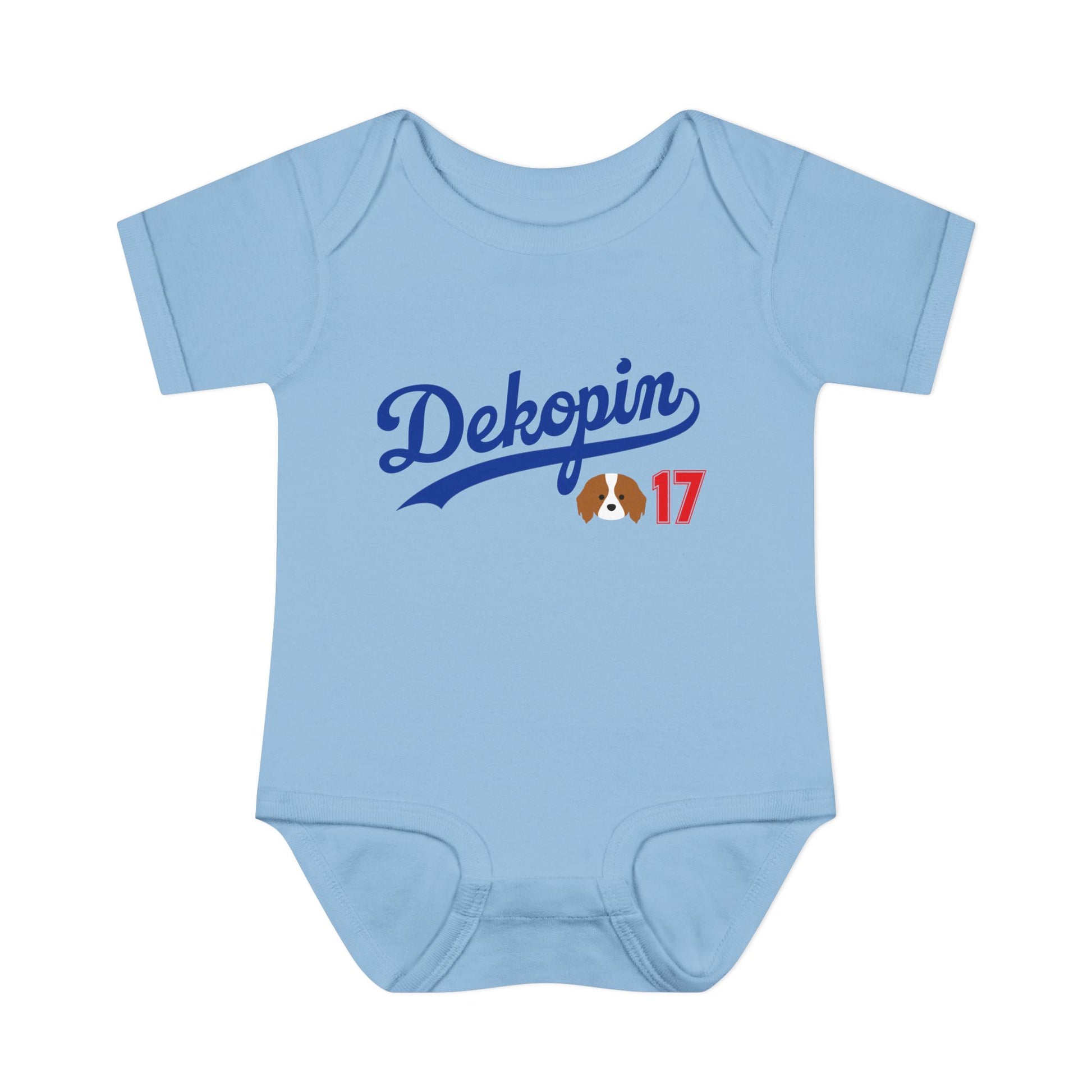 Baby Onesie | DEKOPIN + CUSTOM 17 | Front & Back Print | Light-weight | Rabbit Skins