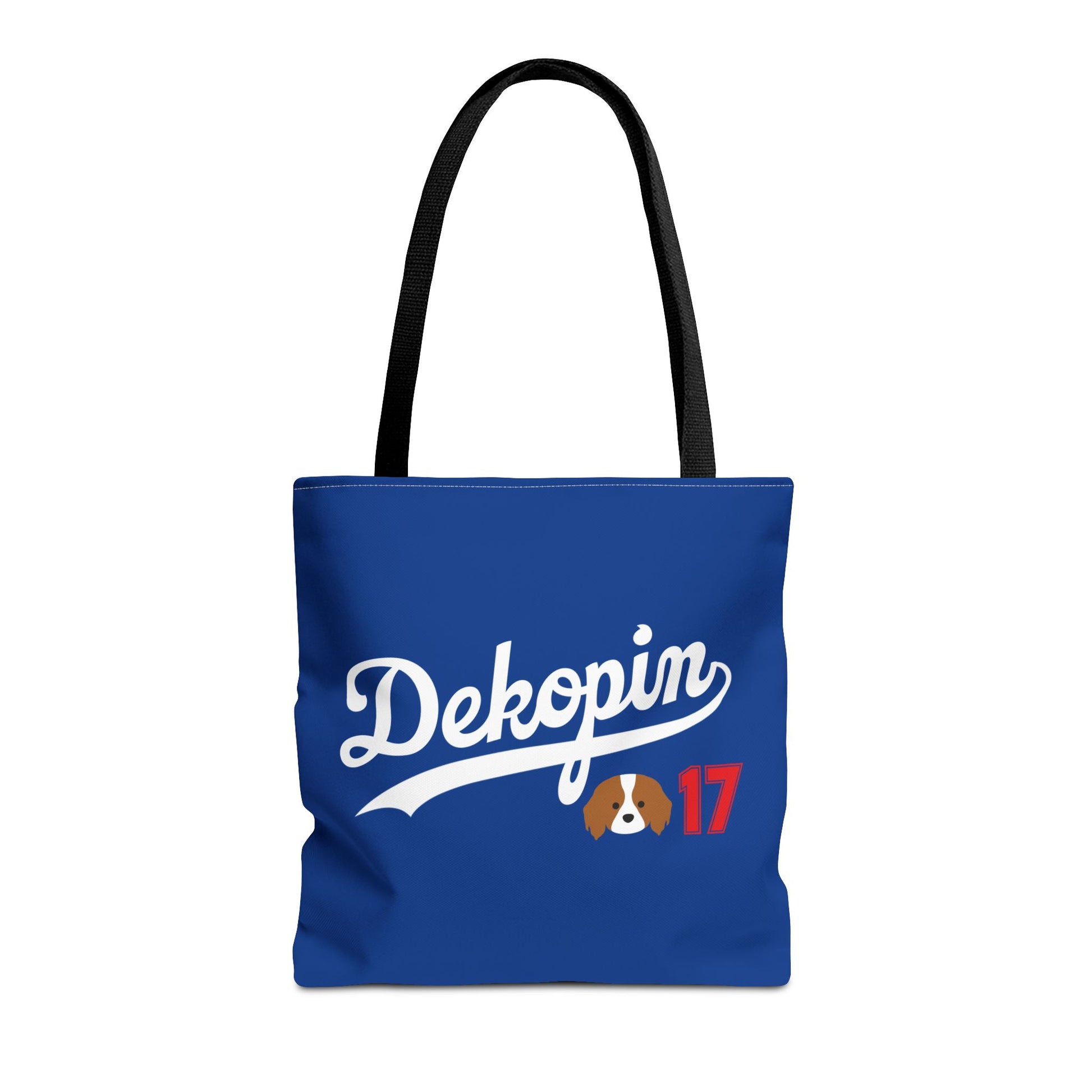 Blue Tote Bag | DEKOPIN + DECOY 17 | Front & Back Print