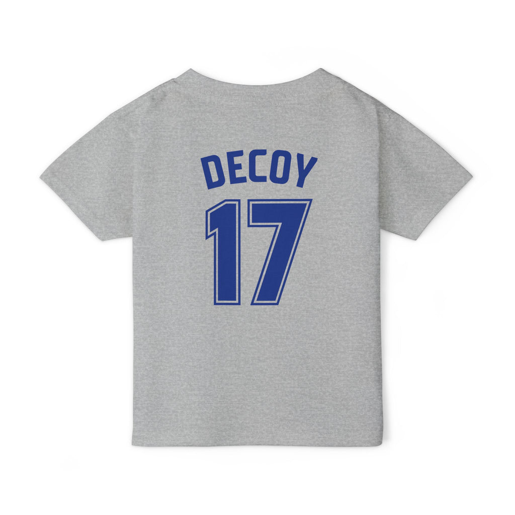Toddler T-Shirt | DEKOPIN + DECOY 17 | Front & Back Print | Medium-weight | Gildan