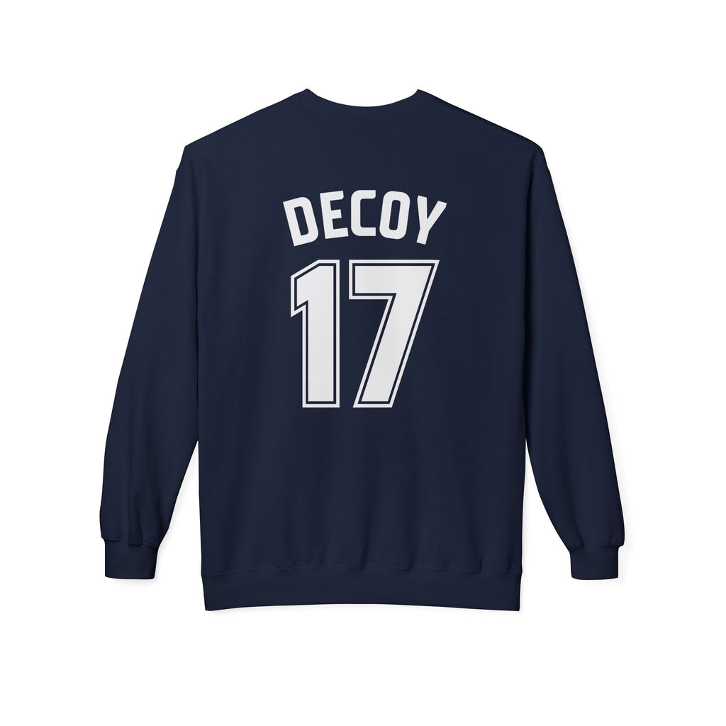 Unisex Sweatshirts | DEKOPIN + DECOY 17 | Front & Back Print | Medium-Heavy-weight | Gildan