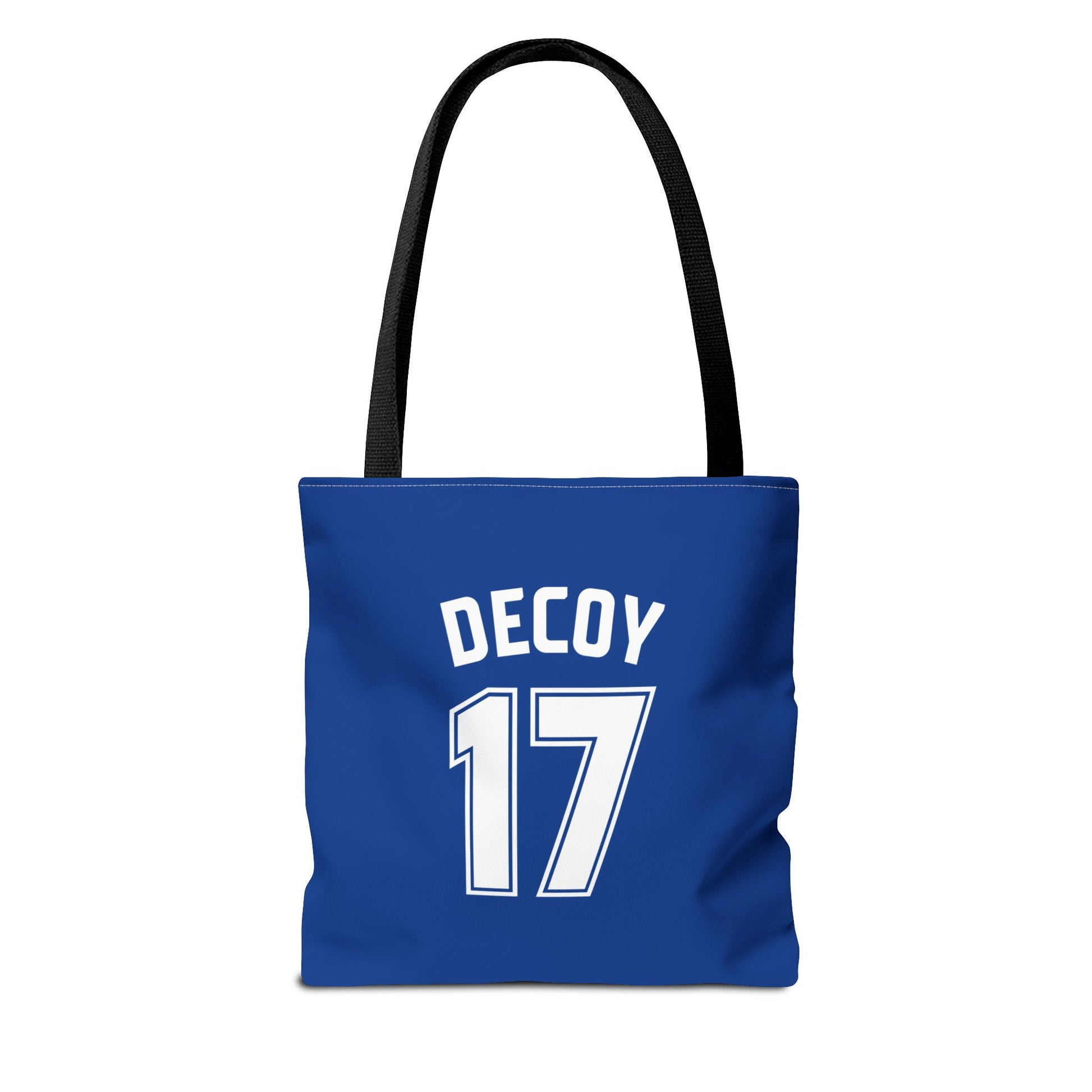 Blue Tote Bag | DEKOPIN + DECOY 17 | Front & Back Print