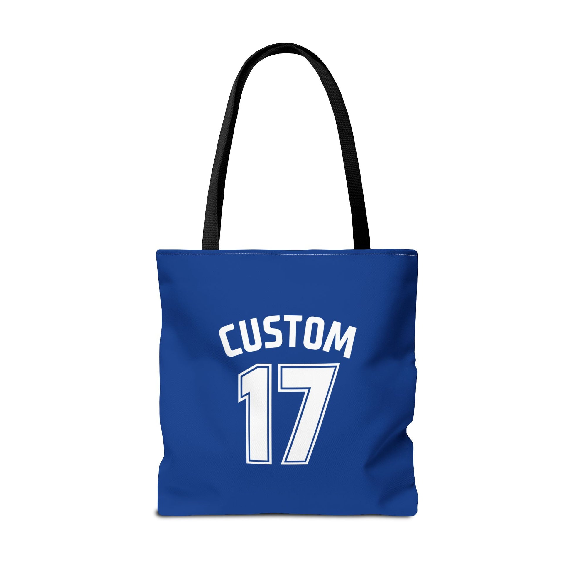 Blue Tote Bag | DEKOPIN + CUSTOM 17 | Front & Back Print