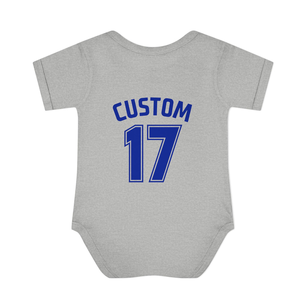 Baby Onesie | DEKOPIN + CUSTOM 17 | Front & Back Print | Light-weight | Rabbit Skins