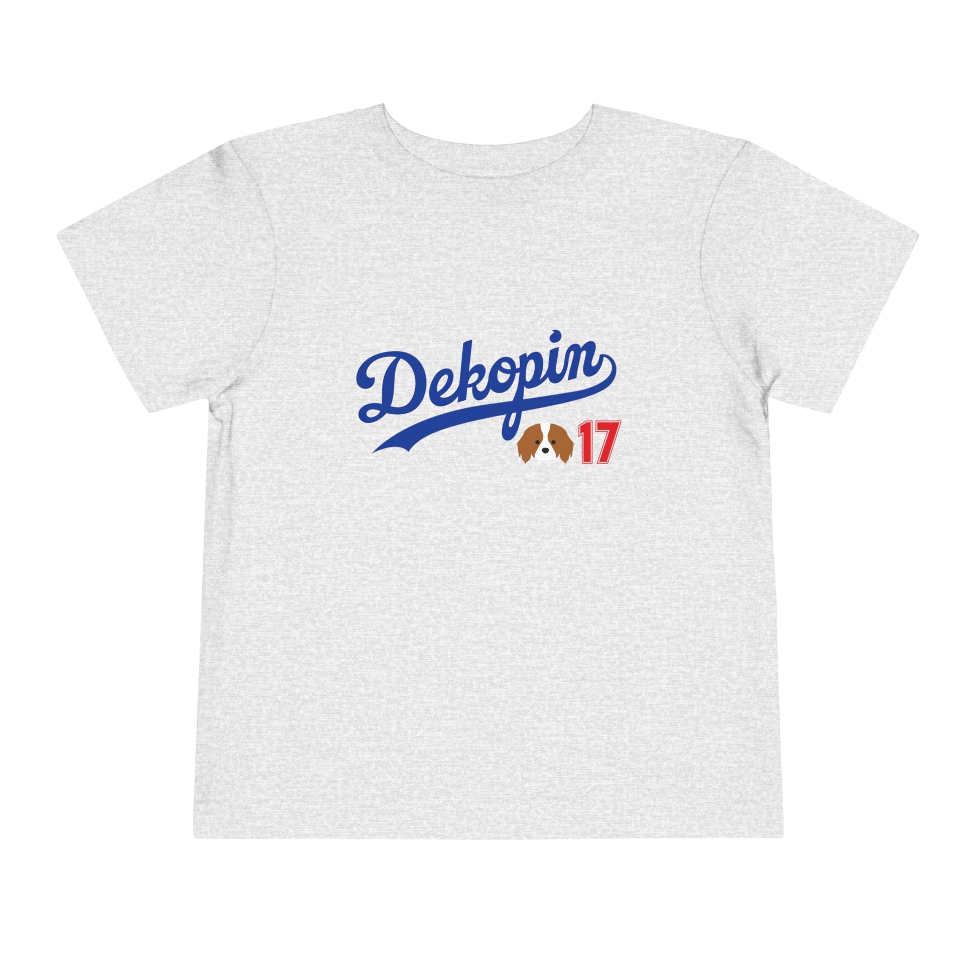 Toddler T-Shirt | DEKOPIN + CUSTOM 17 | Front & Back Print | Light-weight | Bella+Canvas