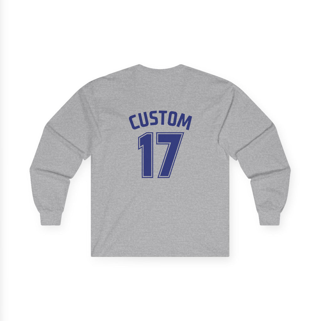 Unisex Long Sleeve T-Shirt | DEKOPIN + CUSTOM 17 | Front & Back Print | Medium-weight | Gildan