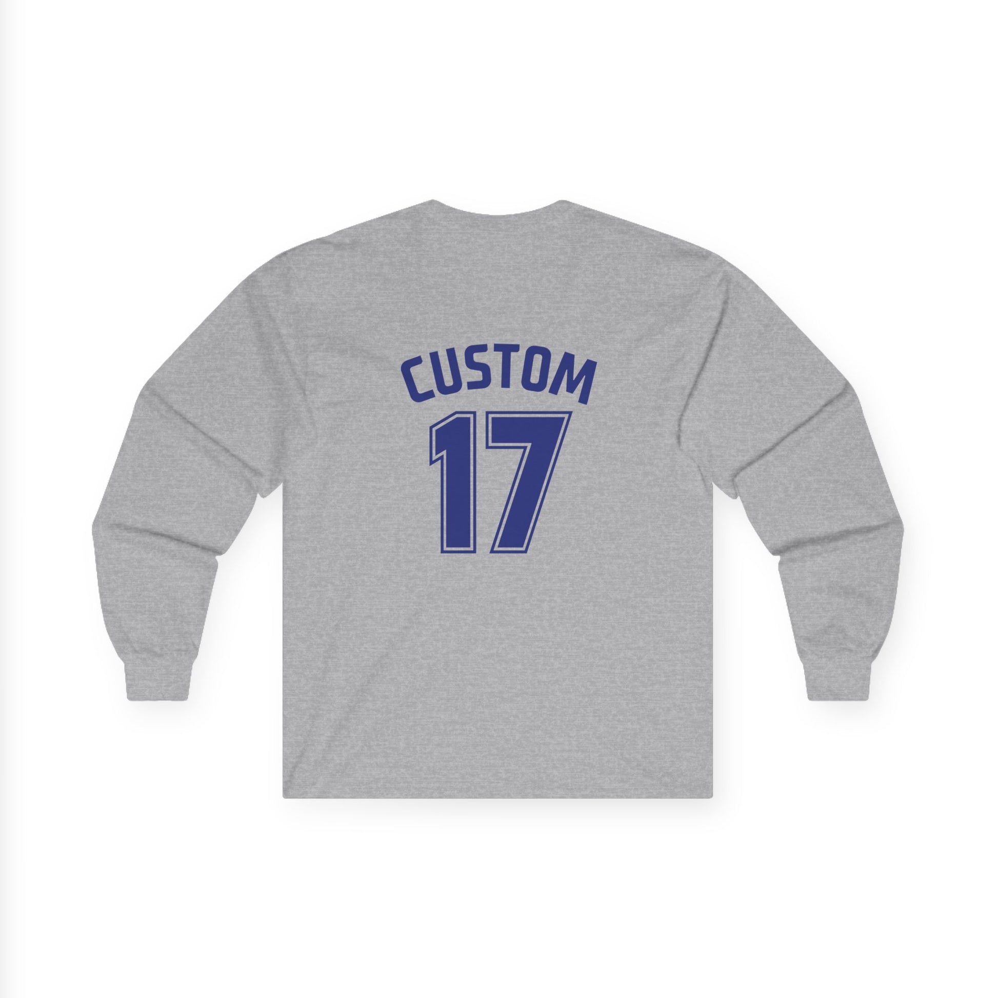Unisex Long Sleeve T-Shirt | DEKOPIN + CUSTOM 17 | Front & Back Print | Medium-weight | Gildan