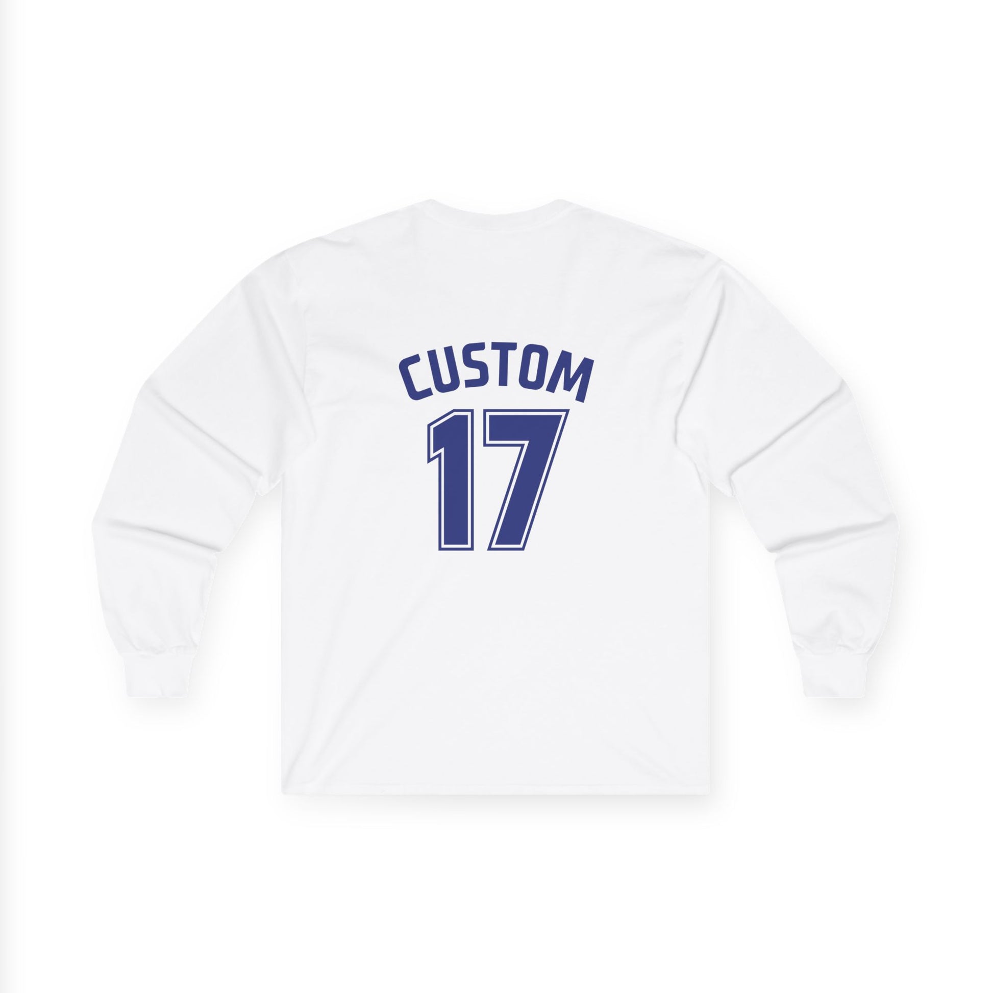 Unisex Long Sleeve T-Shirt | DEKOPIN + CUSTOM 17 | Front & Back Print | Medium-weight | Gildan