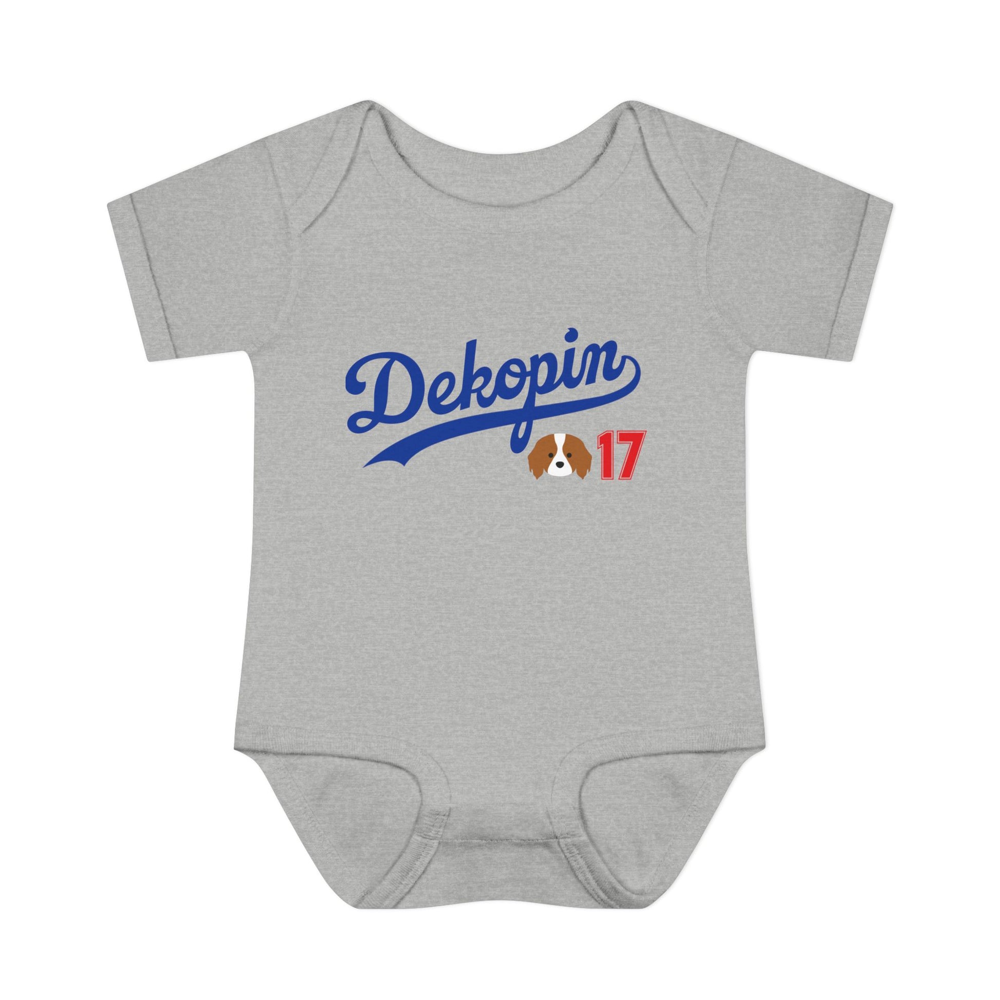 Baby Onesie | DEKOPIN + CUSTOM 17 | Front & Back Print | Light-weight | Rabbit Skins