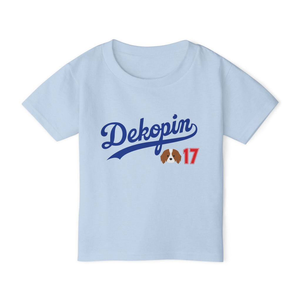 Toddler T-Shirt | DEKOPIN + CUSTOM 17 | Front & Back Print | Medium-weight | Gildan