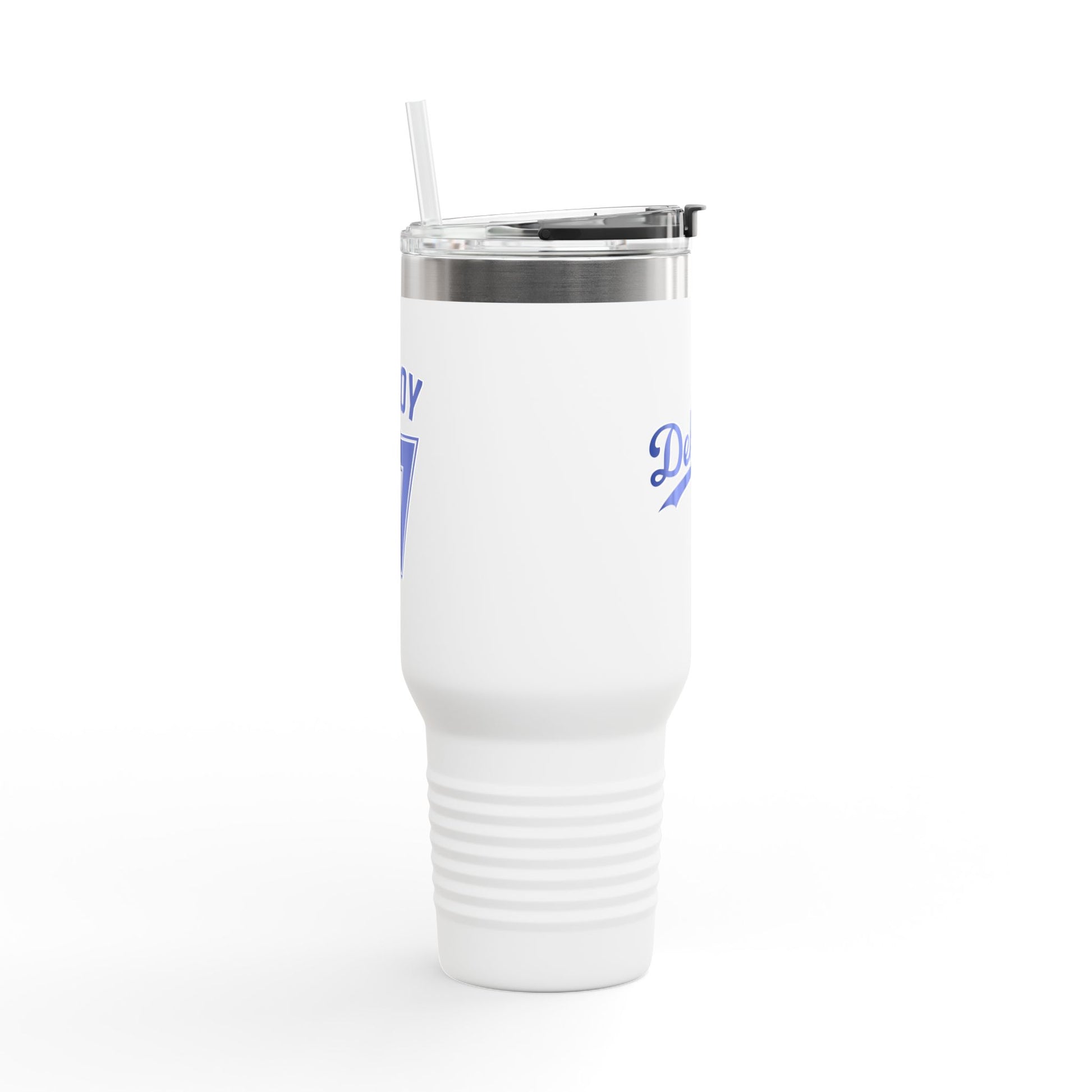 Stanley Style Insulated Travel Mug | DEKOPIN + DECOY 17 | Front & Back Print | 40oz