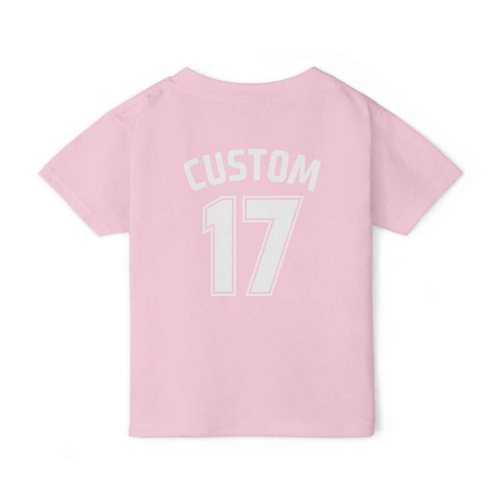 Toddler T-Shirt | DEKOPIN + CUSTOM 17 | Front & Back Print | Medium-weight | Gildan