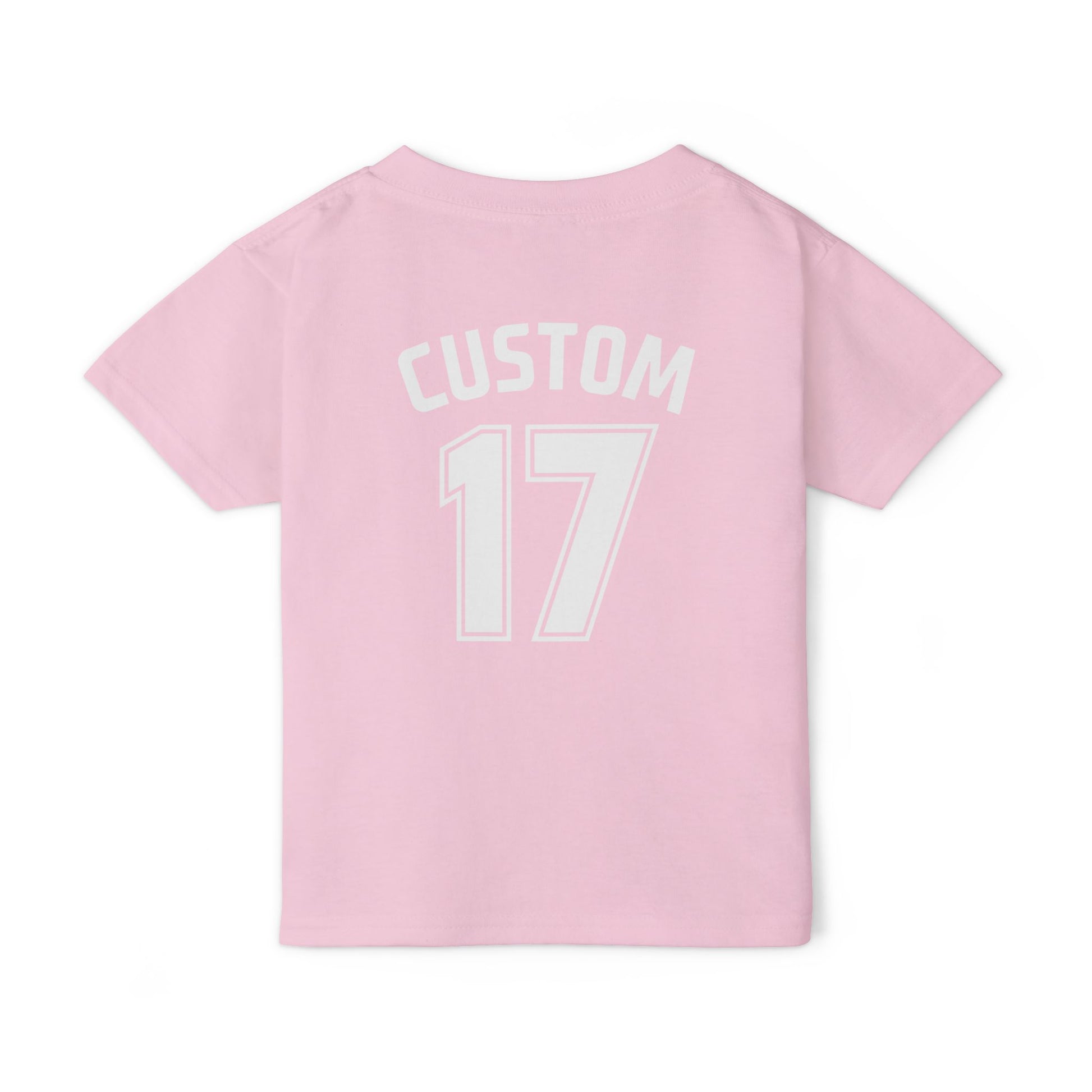 Toddler T-Shirt | DEKOPIN + CUSTOM 17 | Front & Back Print | Medium-weight | Gildan