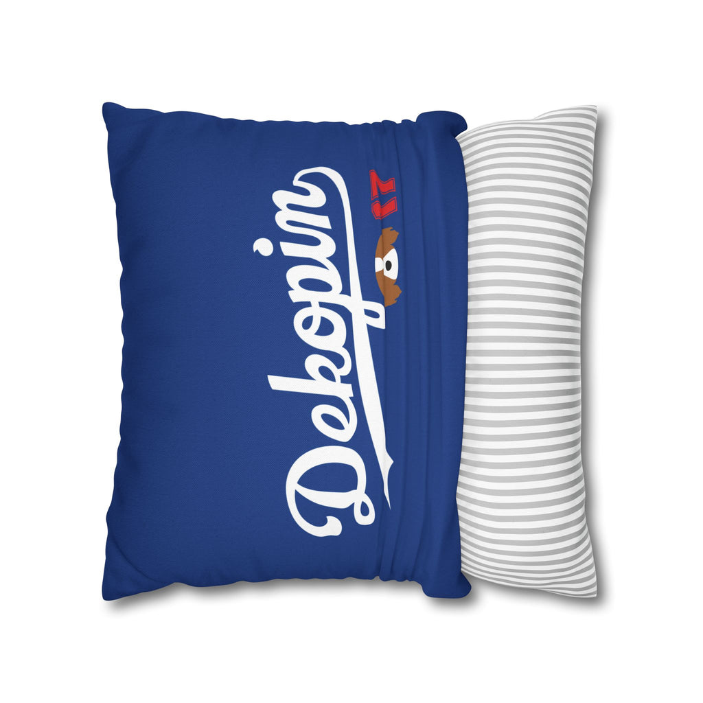 Square Throw Pillowcase | DEKOPIN + CUSTOM 17 | Front & Back Print | Spun Polyester