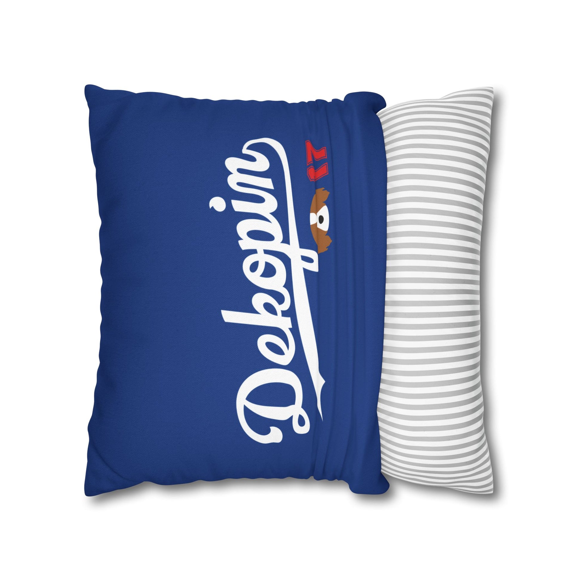 Square Throw Pillowcase | DEKOPIN + CUSTOM 17 | Front & Back Print | Spun Polyester