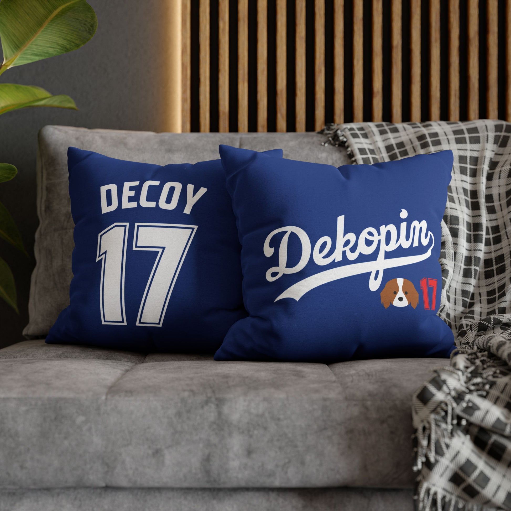 Square Throw Pillowcase | DEKOPIN + DECOY 17 | Front & Back Print | Spun Polyester